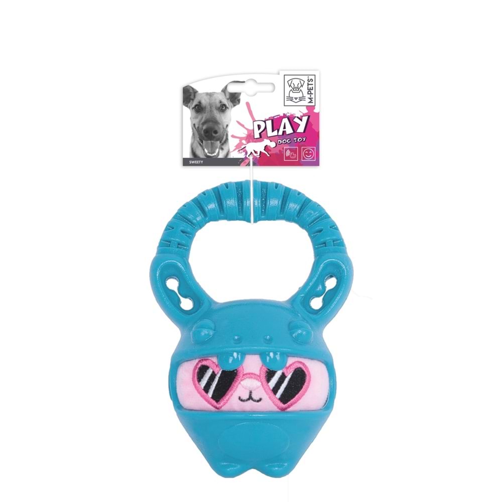 10637717 M-PETS SWEETY KÖPEKLER İÇİN KAUÇUK OYUNCAK BLUE