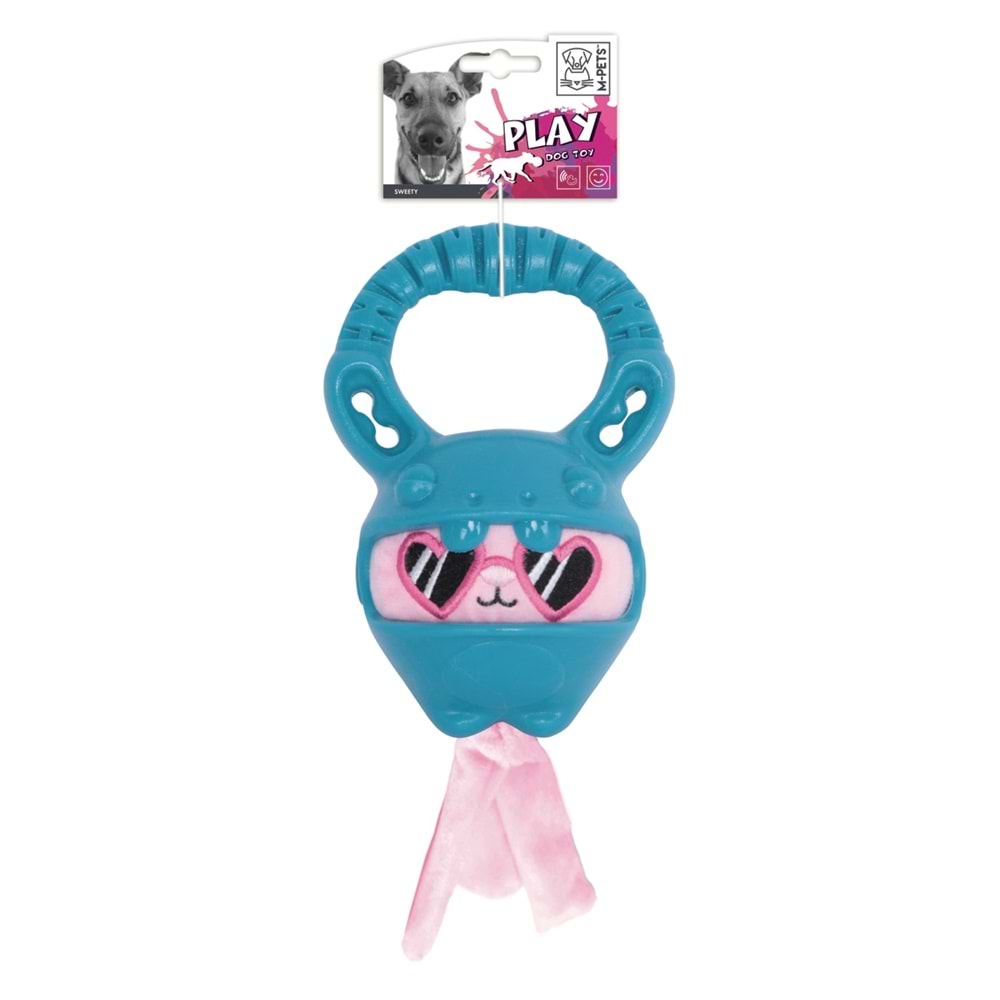 10637717 M-PETS SWEETY KÖPEKLER İÇİN KAUÇUK OYUNCAK BLUE