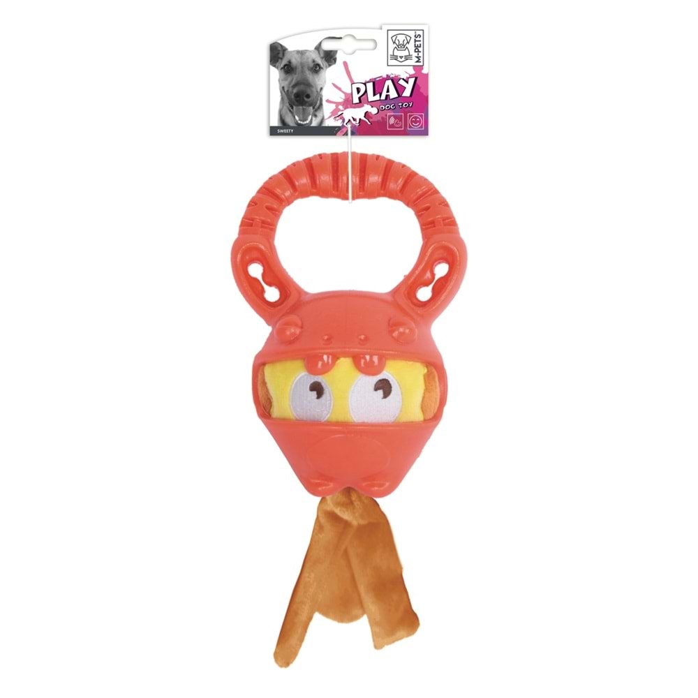 10637816 M-PETS SWEETY KÖPEKLER İÇİN KAUÇUK OYUNCAK ORANGE