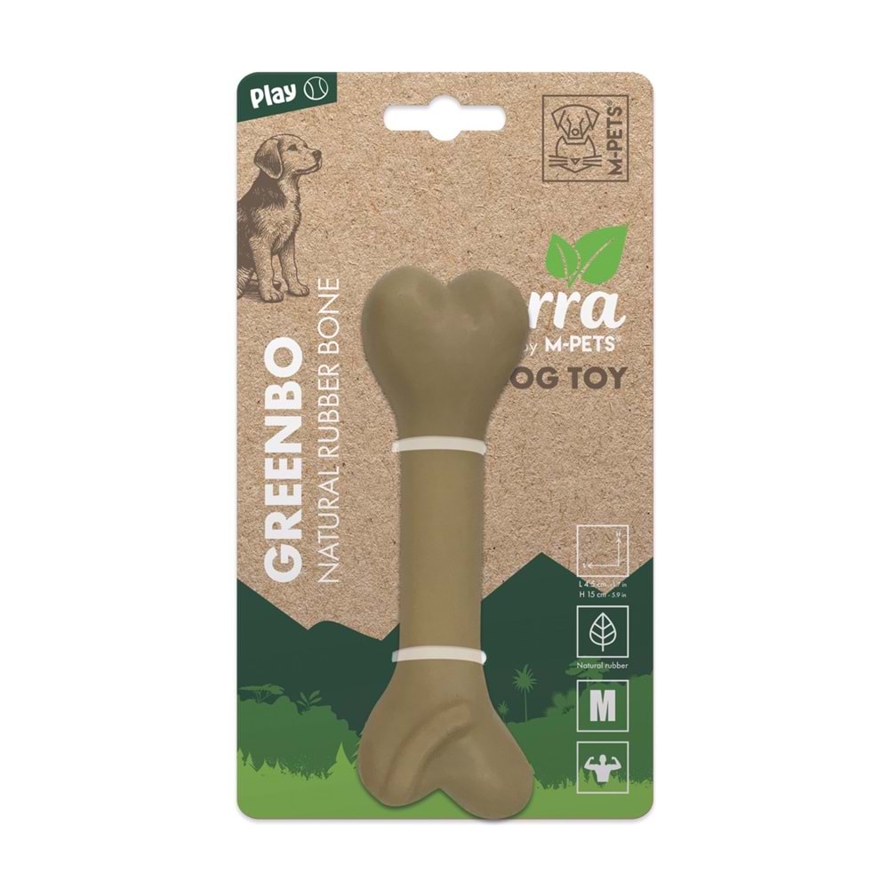 10639999 M-PETS GREENBO NATURAL KÖPEKLER İÇİN OYUNCAK (M)