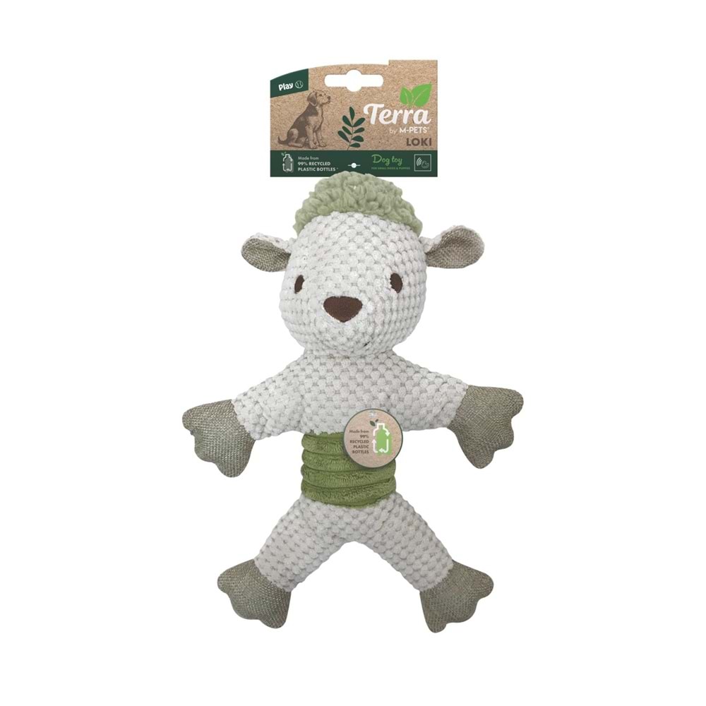 10640299 M-PETS ECO LOKI KÖPEKLER İÇİN SEVİMLİ KUZU OYUNCAK