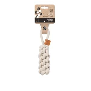 10648301 M-PETS COTO WHITE LOOP BAR 22CM ÖRGÜ OYUNCAK