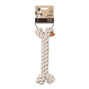 10648801 M-PETS COTO WHITE BONE 30CM ÖRGÜ KEMİK OYUNCAK