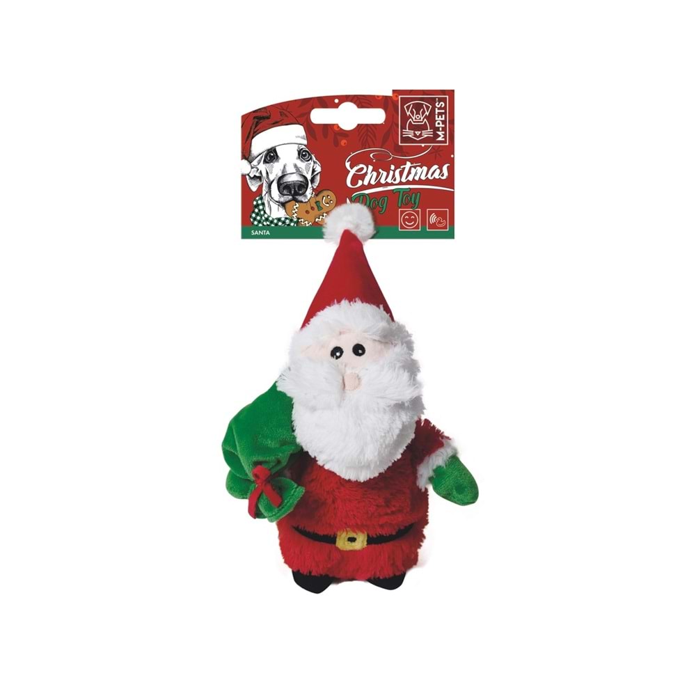 10649399 M-PETS CHRISTMAS SANTA KÖPEK OYUNCAĞI