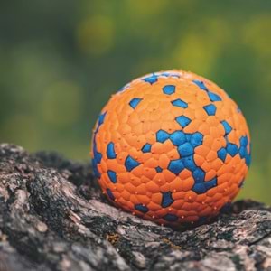 10650899 M-PETS BLOOM BALL OYUN TOPU PARÇALANMAZ ORANGE/BLUE