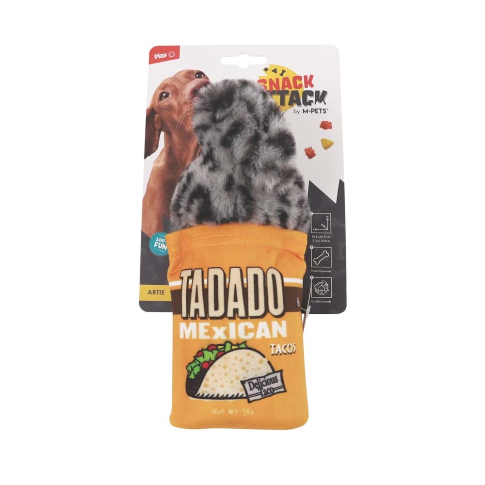 10651199 M-PETS ARTIE SNACK ATTACK KÖPEK OYUNCAĞI