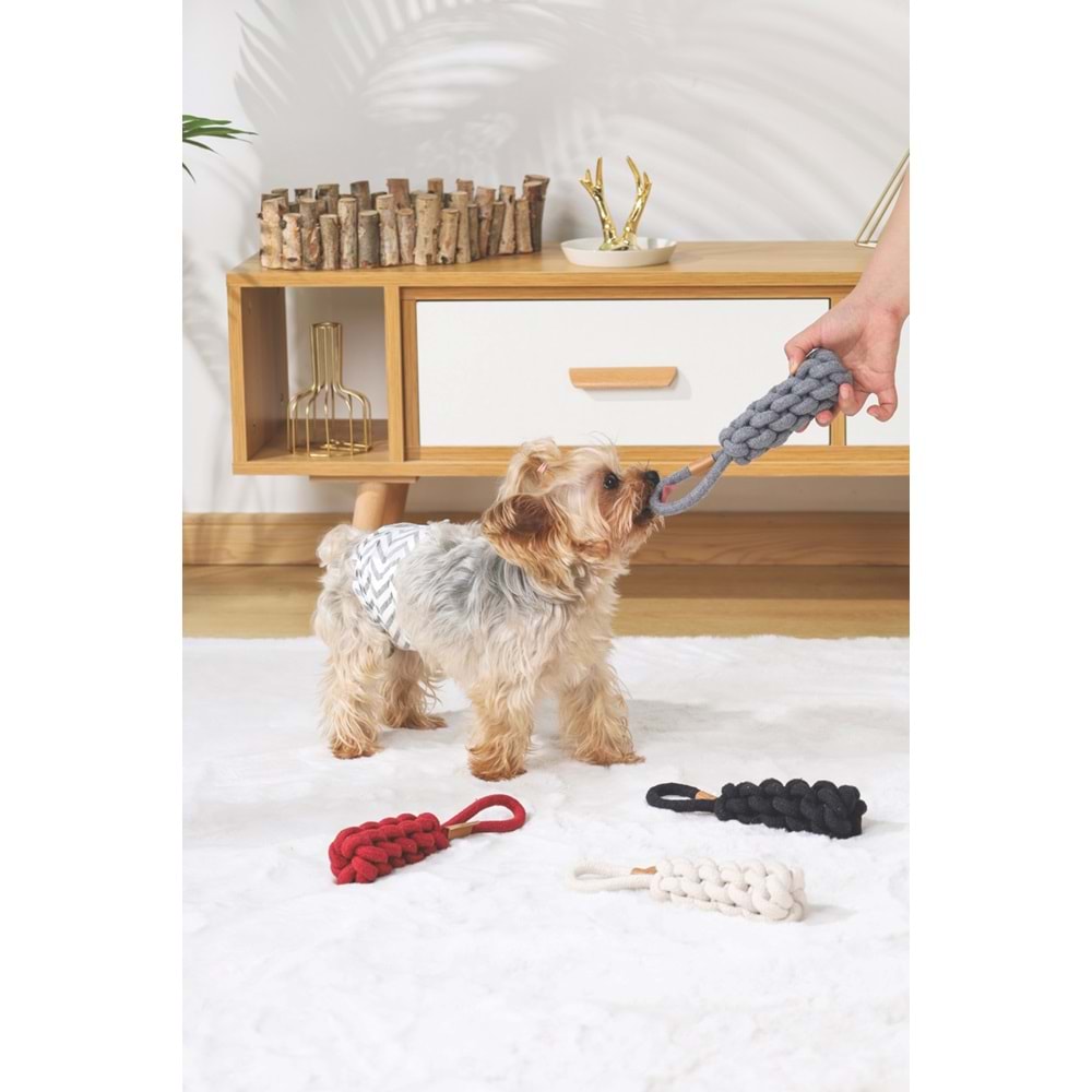 10652613 M-PETS COTO GREY LOOP BAR 22CM ÖRGÜ OYUNCAK