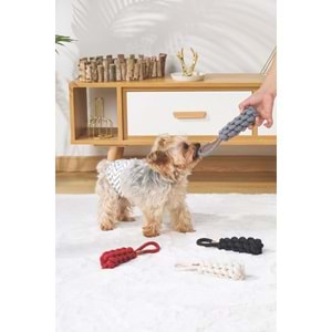 10652613 M-PETS COTO GREY LOOP BAR 22CM ÖRGÜ OYUNCAK