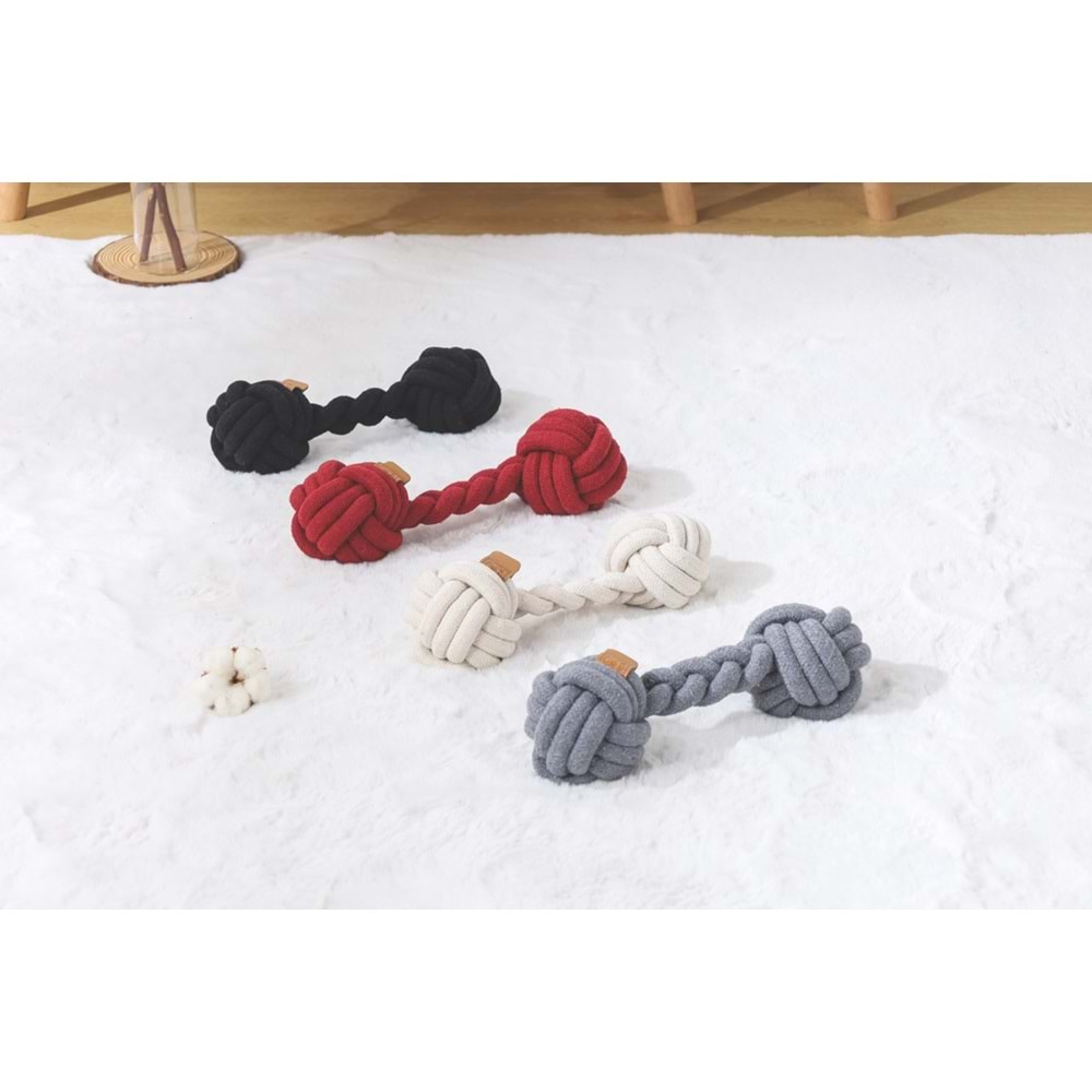 10653108 M-PETS COTO BLACK DUO BALL 28CM ÖRGÜ OYUNCAK