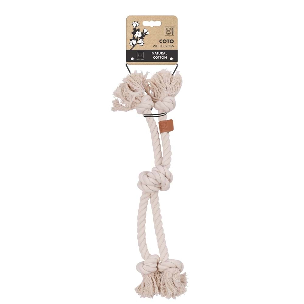 10653601 M-PETS COTO WHİTE CROSS 60CM ÖRGÜ OYUNCAK