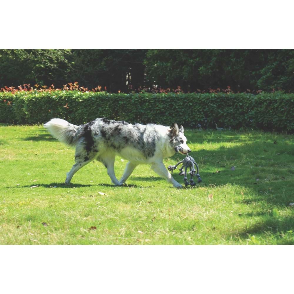 10653813 M-PETS COTO GREY CROSS 60CM ÖRGÜ OYUNCAK