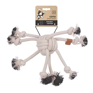 10653901 M-PETS COTO WHİTE SPİDER 38CM ÖRGÜ OYUNCAK