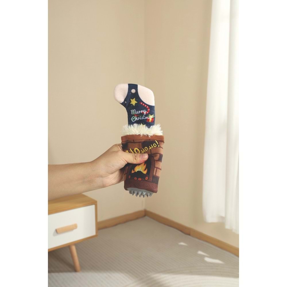 10654499 M-PETS CHRISTMAS SOCKS SNACK ATTACK KÖPEK OYUNCAĞI