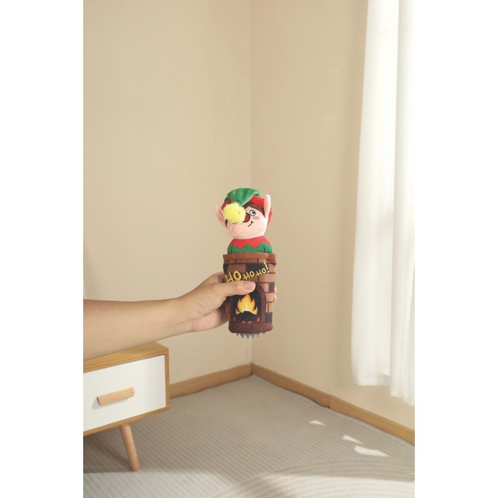 10654799 M-PETS CHRISTMAS ELF SNACK ATTACK KÖPEK OYUNCAĞI