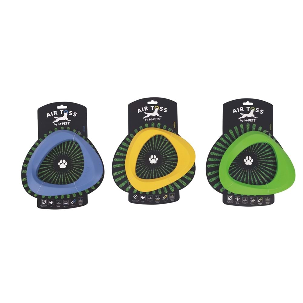10656899 M-PETS AIR TOSS MOBİUS DAYANIKLI SUDA YÜZEN KÖPEK OYUNCAĞI GREEN