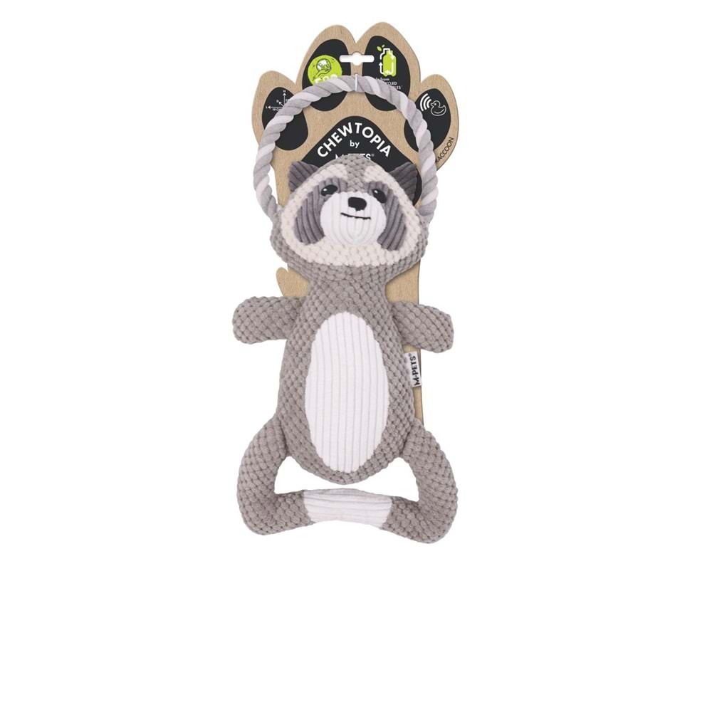 10657199 M-PETS ECO CHEWTOPIA RACCOON KÖPEK OYUNCAĞI