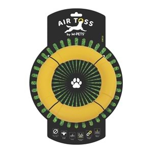 10658006 M-PETS AIR TOSS CİRCLE DAYANIKLI SUDA YÜZEN KÖPEK OYUNCAĞI YELLOW