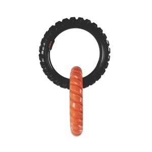 10660399 M-PETS RING KING KÖPEK OYUNCAĞI DOUBLE ORANGE/BLACK