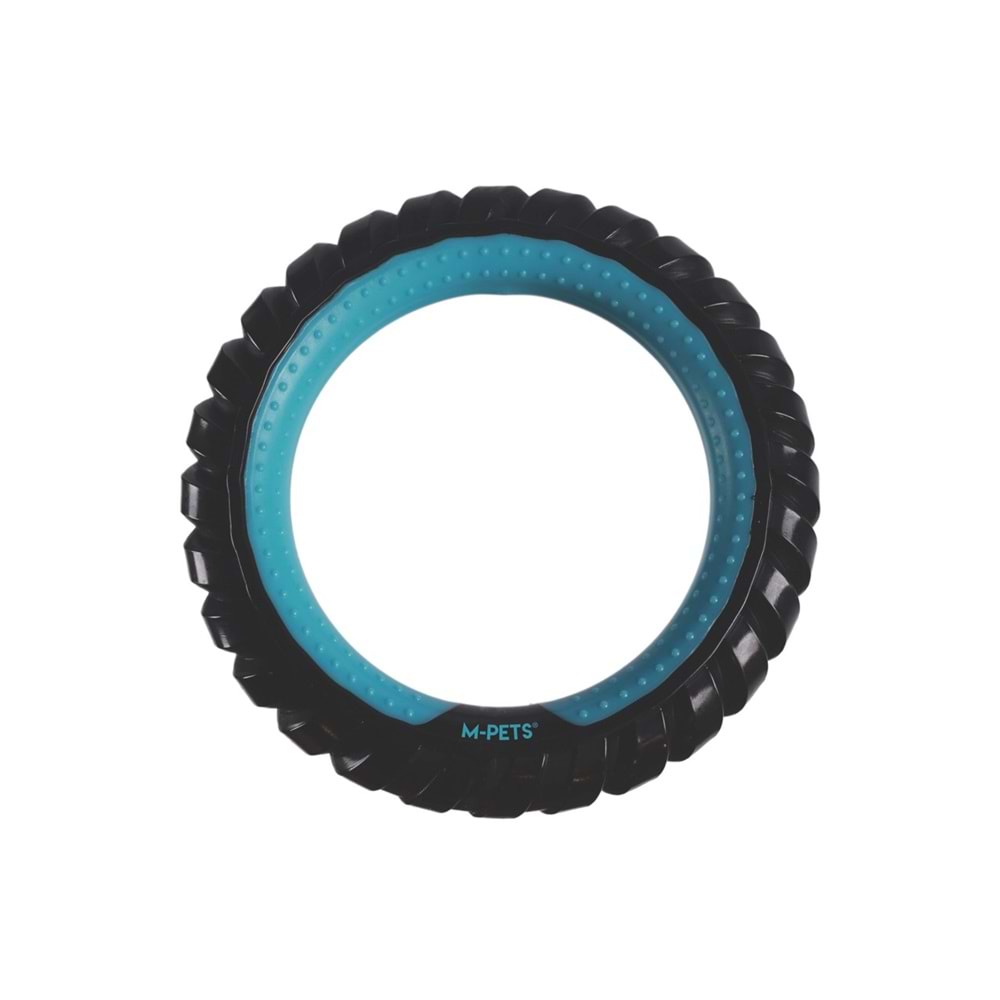 10660499 M-PETS RING KING KÖPEK OYUNCAĞI SINGLE BLUE/BLACK