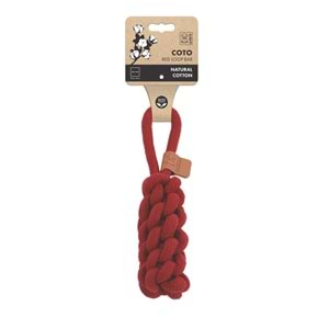 10662905 M-PETS COTO RED LOOP BAR 22CM ÖRGÜ OYUNCAK