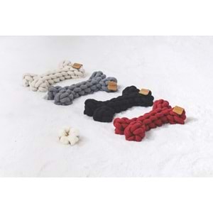 10663105 M-PETS COTO RED BONE 19CM ÖRGÜ KEMİK OYUNCAK