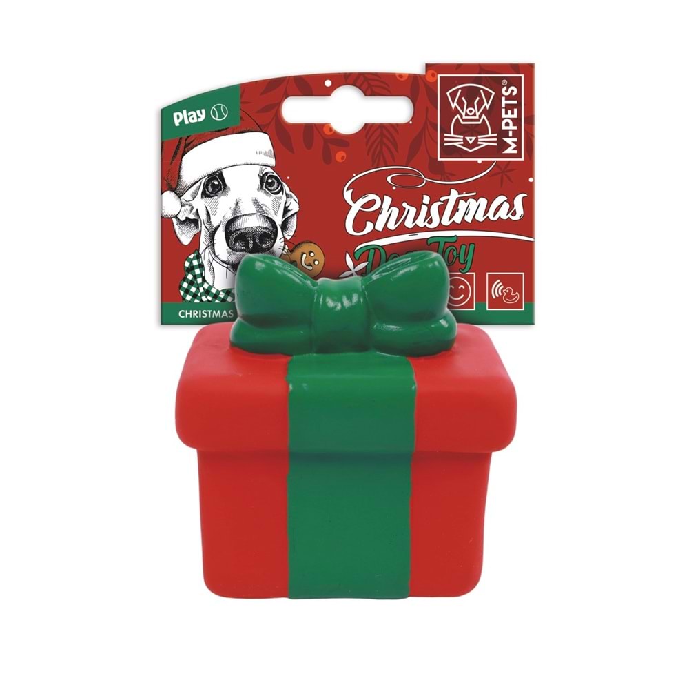 10665599 M-PETS CHRISTMAS PRESENT KÖPEK OYUNCAĞI