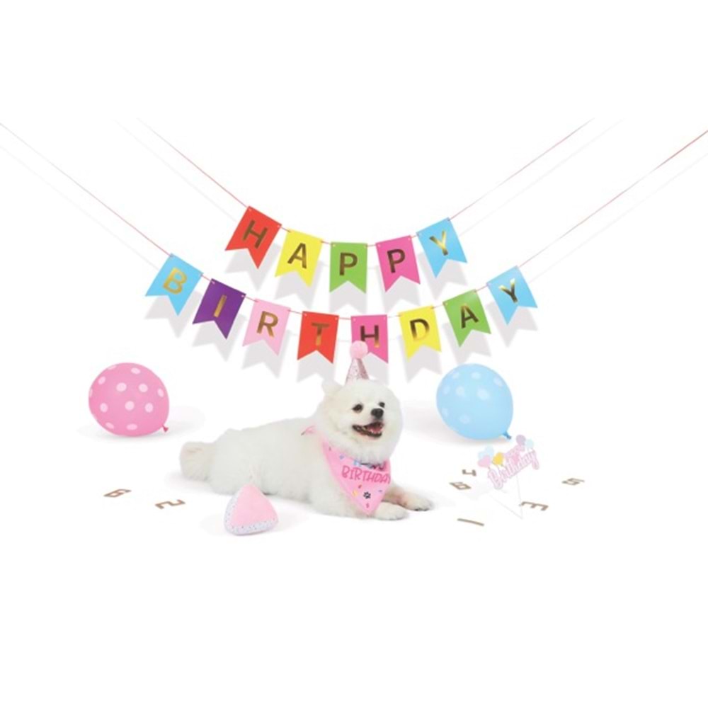 10667499 M-PETS PARTY TIME DİŞİ KÖPEKLER İÇİN DOĞUM GÜNÜ SETİ