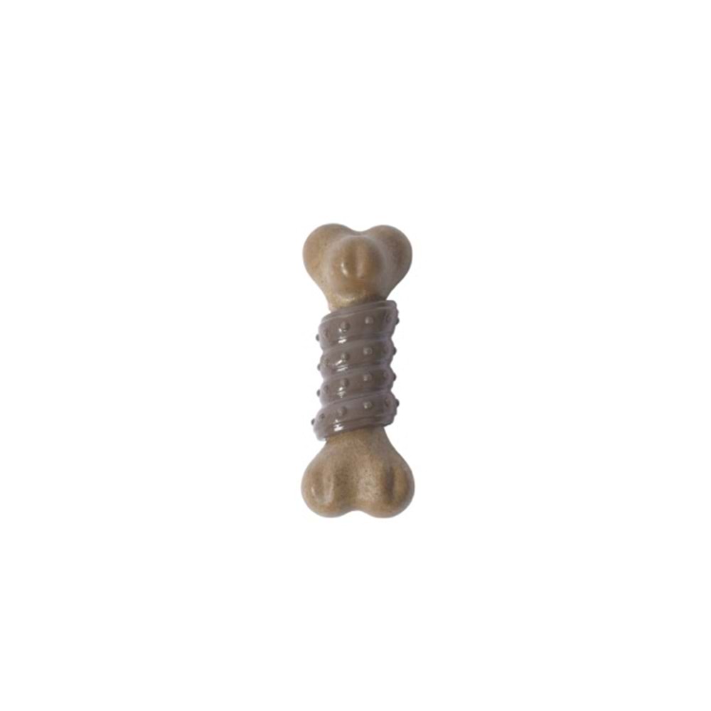 10668499 M-PETS CHEWOOD SMALL BONE WITH RUBBER KÖPEK OYUNCAĞI (S)