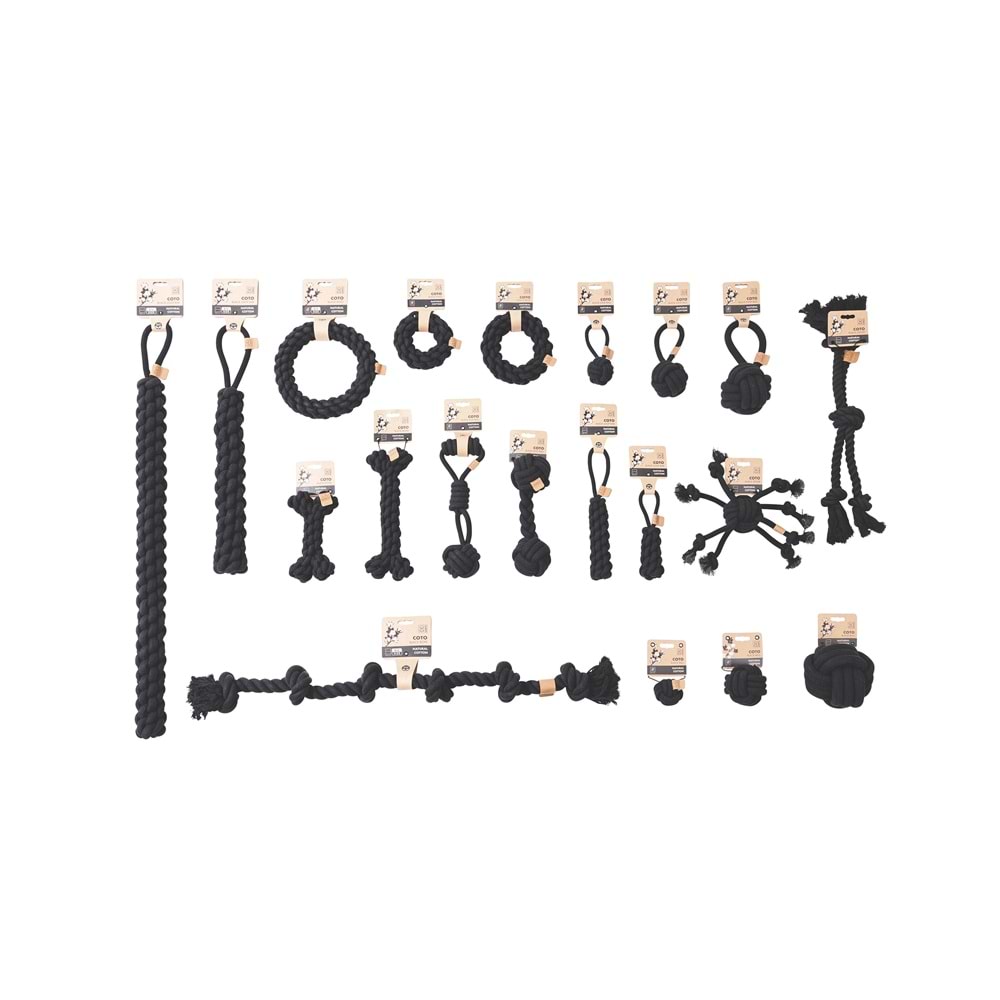 10669108 M-PETS COTO BLACK LOOP BAR 105CM ÖRGÜ OYUNCAK