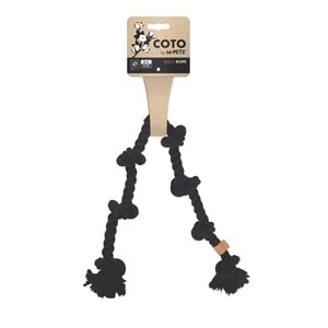 10669308 M-PETS COTO BLACK ROPE 105CM İP OYUNCAK