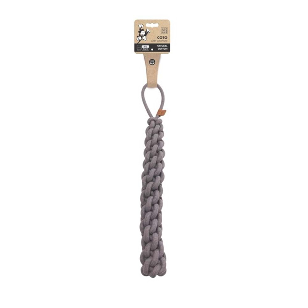 10669413 M-PETS COTO GREY LOOP BAR 67CM ÖRGÜ OYUNCAK