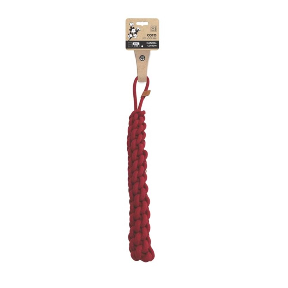 10669805 M-PETS COTO RED LOOP BAR 67CM ÖRGÜ OYUNCAK