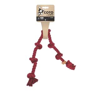 10670105 M-PETS COTO RED ROPE 105CM İP OYUNCAK