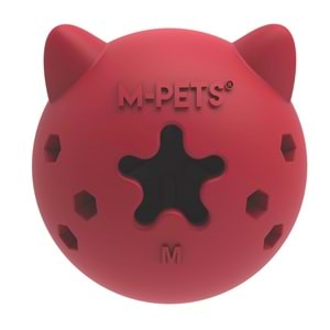 10678605 M-PETS POWER CHEW BALL KAUÇUK KÖPEK OYUNCAĞI RUBY (M)
