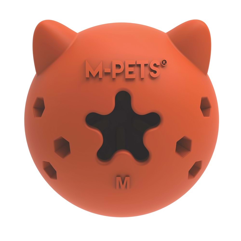 10678916 M-PETS POWER CHEW BALL KAUÇUK KÖPEK OYUNCAĞI CITRINE (M)