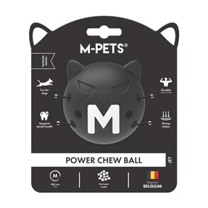 10679208 M-PETS POWER CHEW BALL KAUÇUK KÖPEK OYUNCAĞI JET (M)