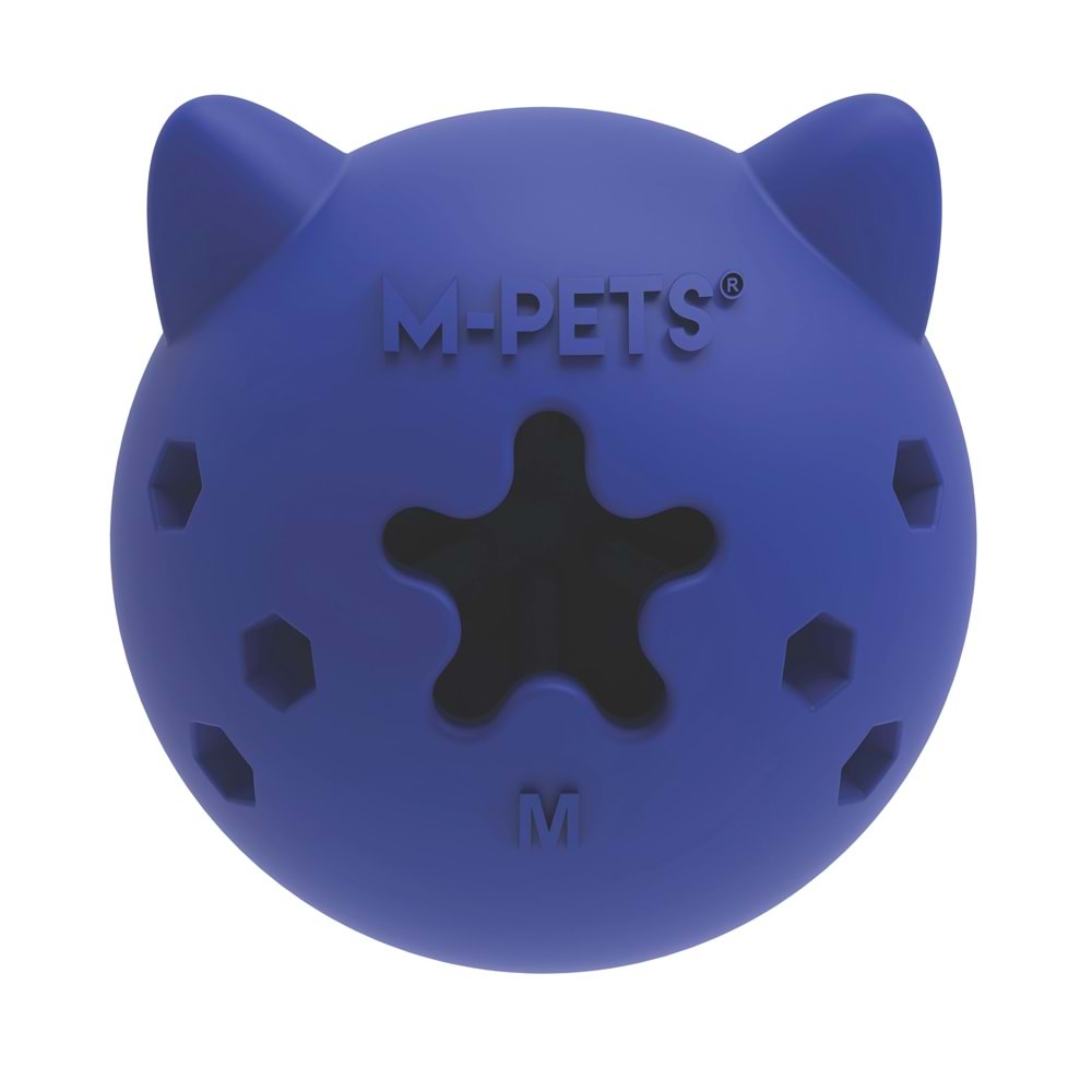 10679517 M-PETS POWER CHEW BALL KAUÇUK KÖPEK OYUNCAĞI LAPİS (M)