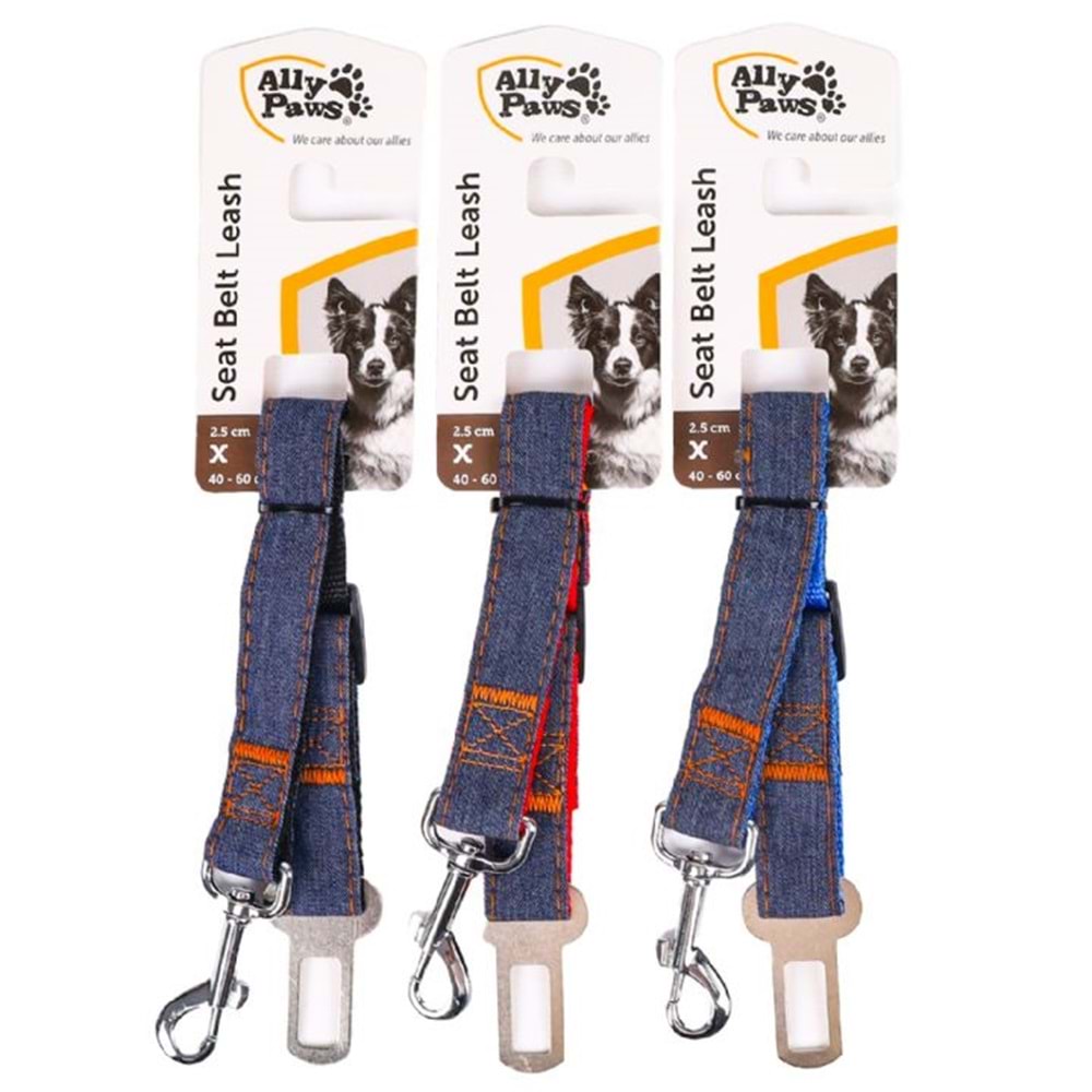 10723 ALLY PAWS ARAÇ EMNİYET KAYIŞI 2,5CMX40-60CM