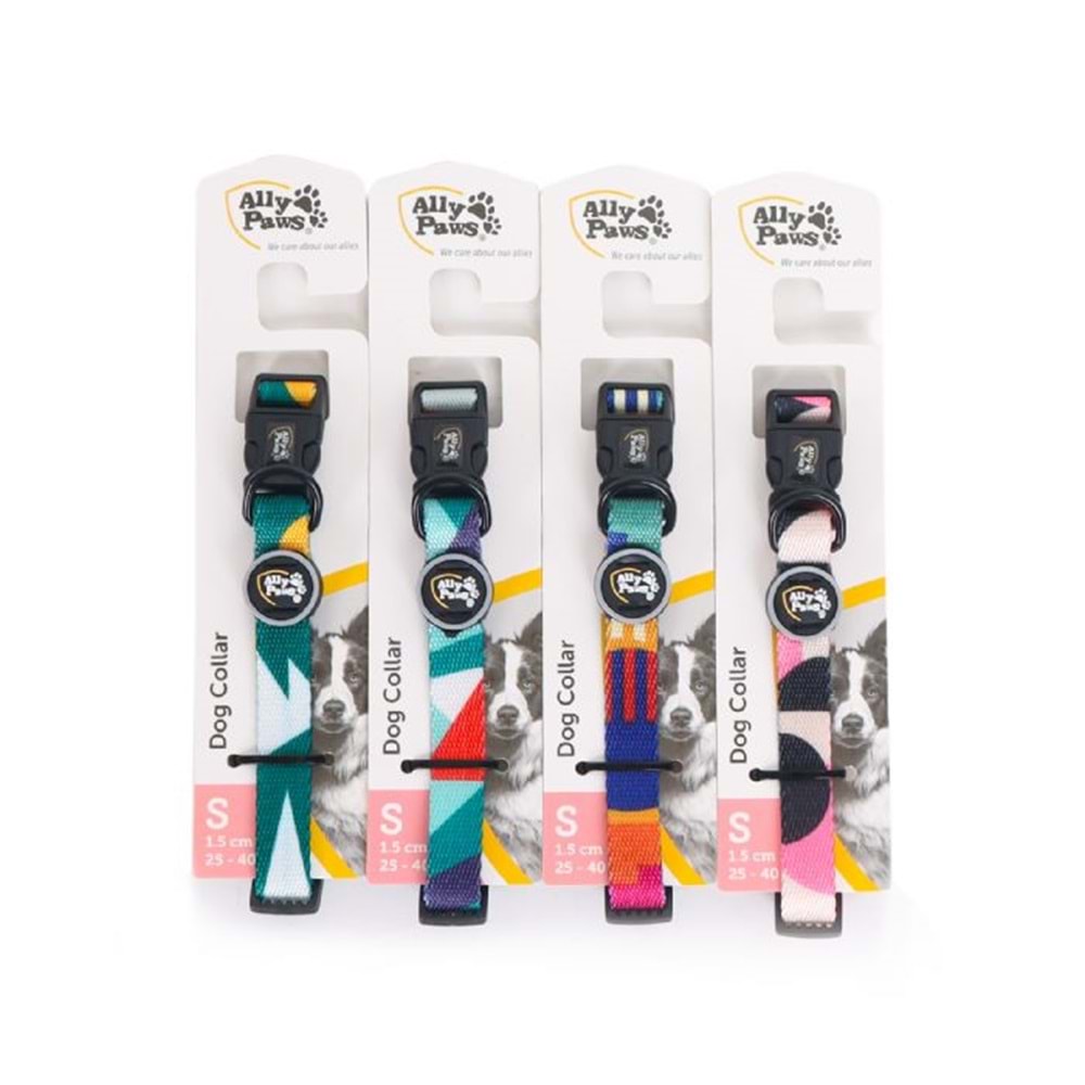 10733 ALLY PAWS DOG COLLAR SMALL 1,5CMX25-40CM