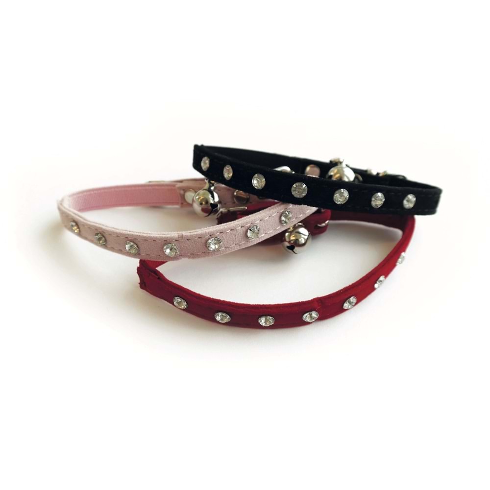 10813099 M-PETS DIAMONDS ZİLLİ KEDİ BOYUN TASMASI MİX COLOR
