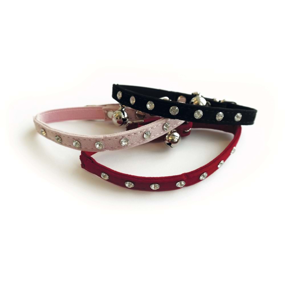10813099 M-PETS DIAMONDS ZİLLİ KEDİ BOYUN TASMASI MİX COLOR