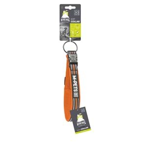 10817499 M-PETS HIKING REFLEKTÖRLÜ SOFT BOYUN TASMASI ORANGE (L)