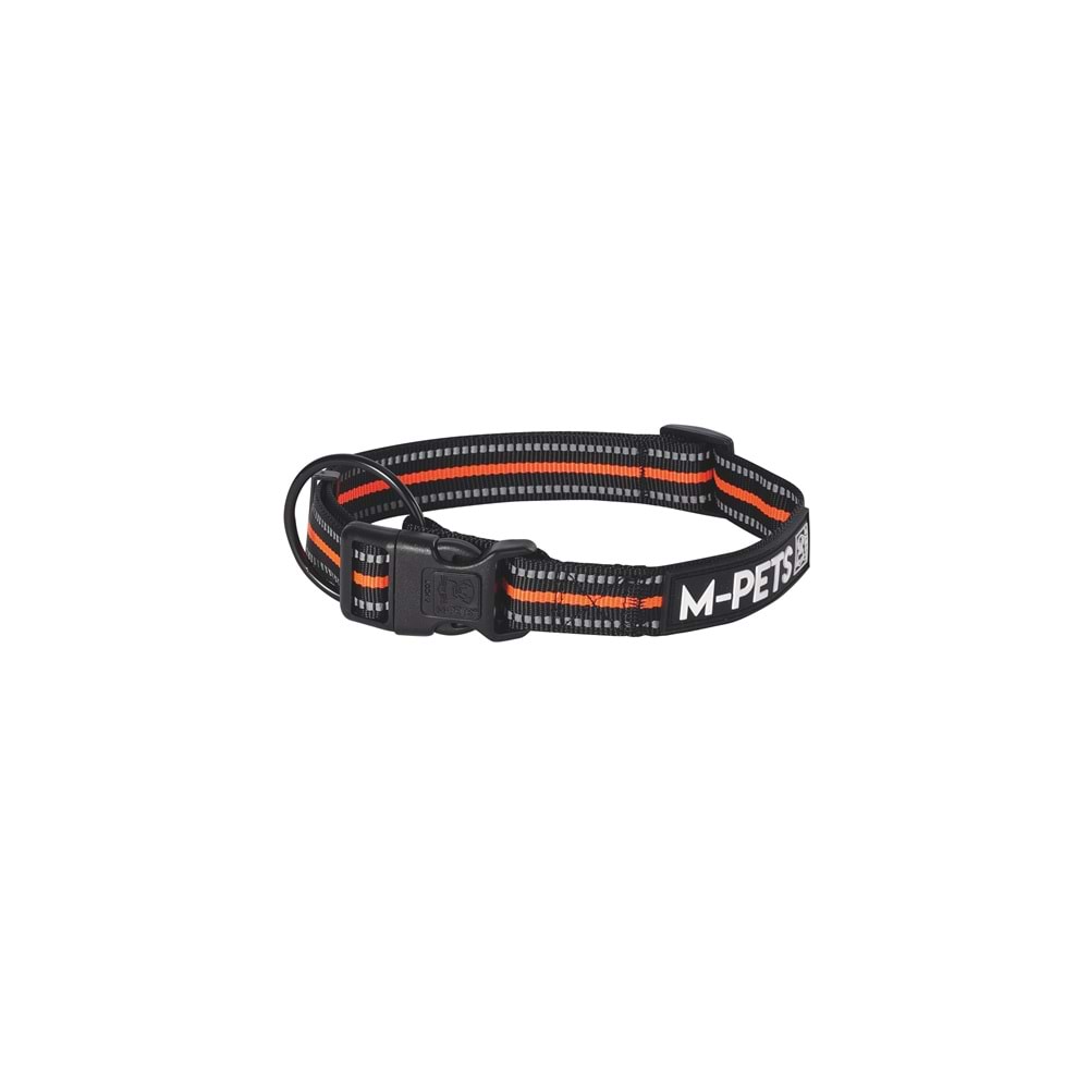10817899 M-PETS HIKING REFLEKTÖRLÜ BOYUN TASMASI BLACK (L)