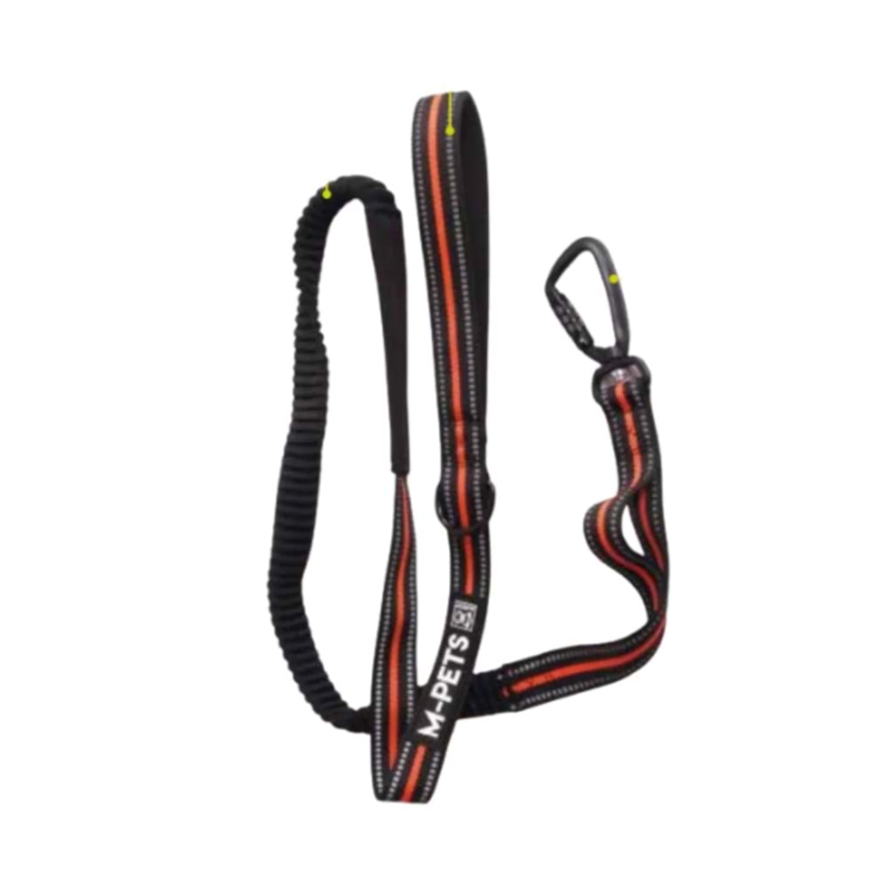 10818499 M-PETS HIKING JOGGING ELASTİK YÜRÜYÜŞ TASMASI ORANGE