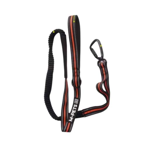 10818499 M-PETS HIKING JOGGING ELASTİK YÜRÜYÜŞ TASMASI ORANGE
