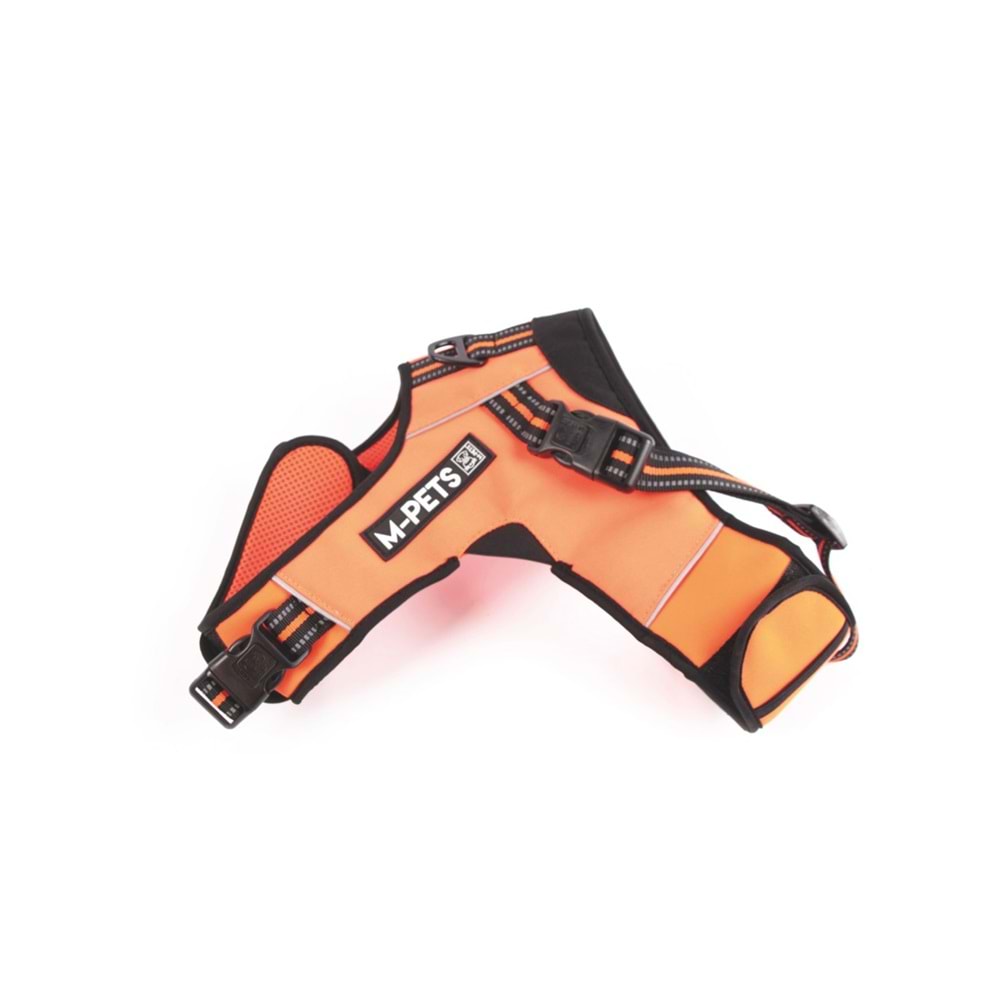 10818899 M-PETS HIKING REFLEKTÖRLÜ SOFT GÖĞÜS TASMASI ORANGE (XL)