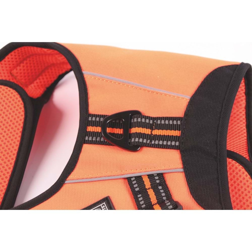 10818899 M-PETS HIKING REFLEKTÖRLÜ SOFT GÖĞÜS TASMASI ORANGE (XL)