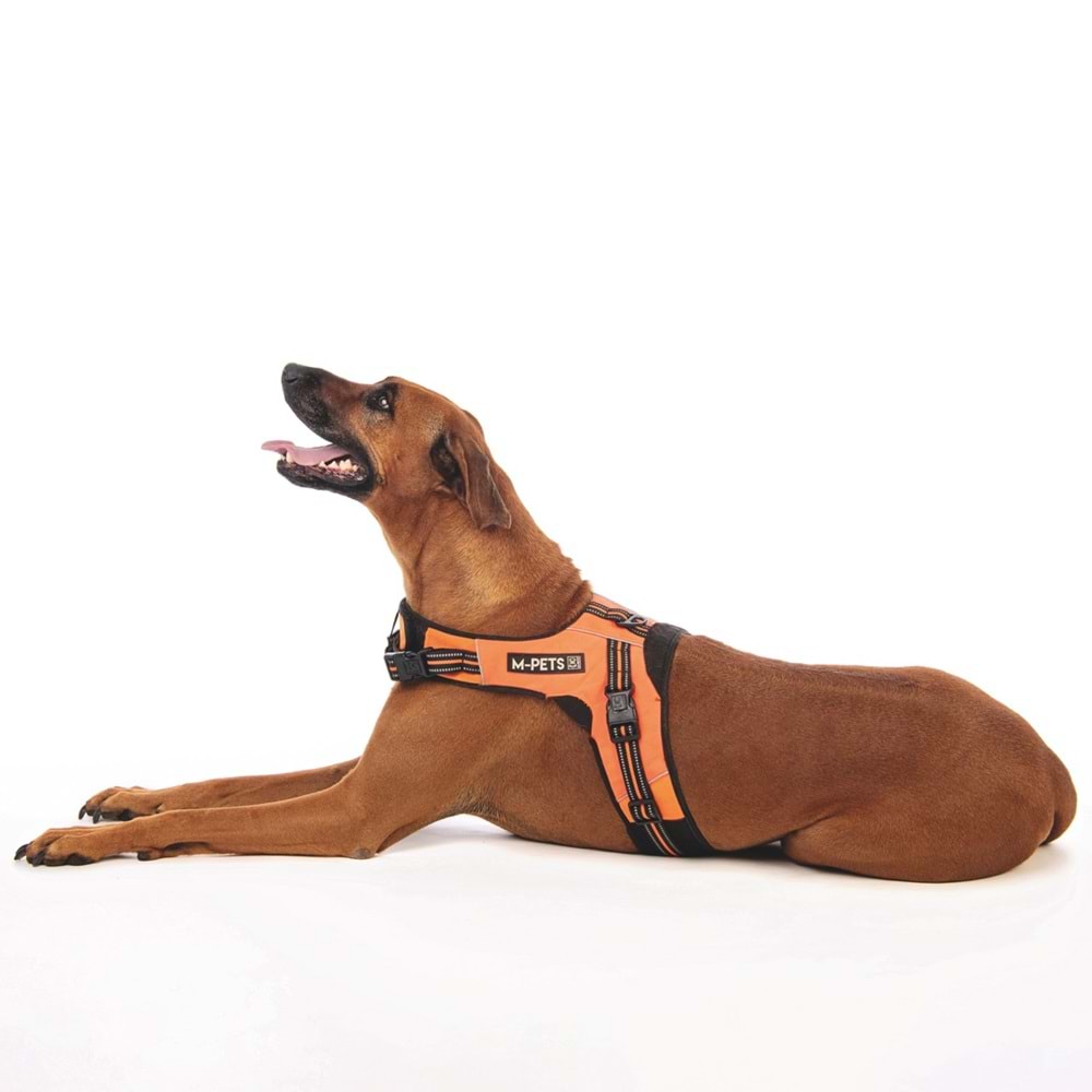 10818899 M-PETS HIKING REFLEKTÖRLÜ SOFT GÖĞÜS TASMASI ORANGE (XL)