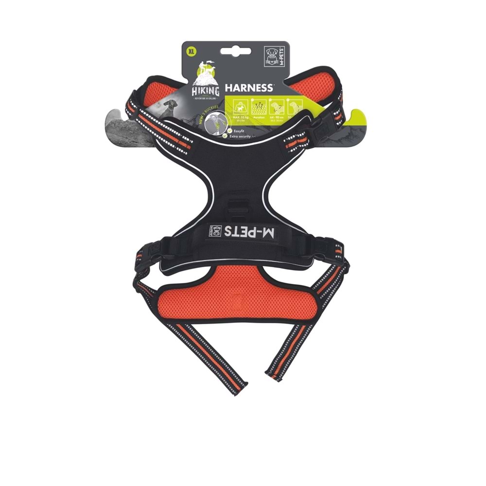 10822999 M-PETS HIKING REFLEKTÖRLÜ SOFT SIRT TASMASI ORANGE (XL)