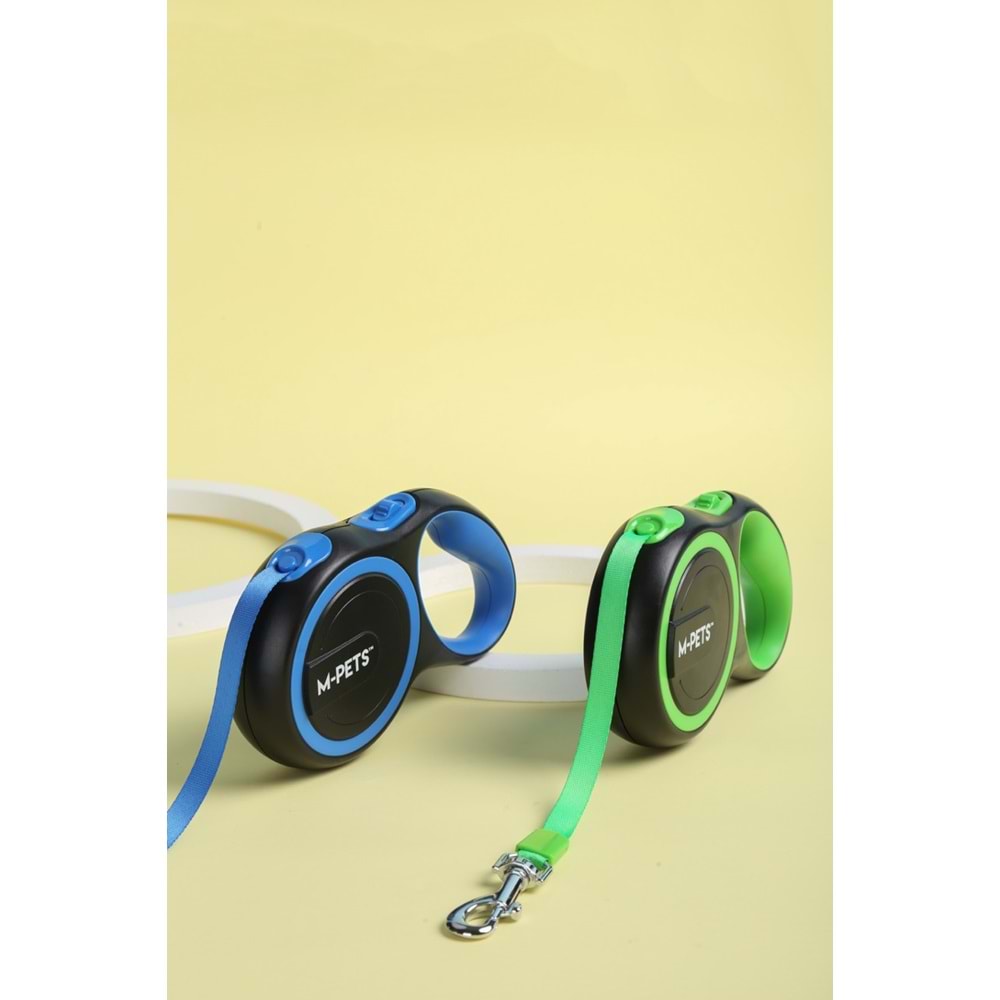 10824199 M-PETS LIBERTY OTOMATİK GEZDİRME ŞERİT 5MT/BLUE (M)